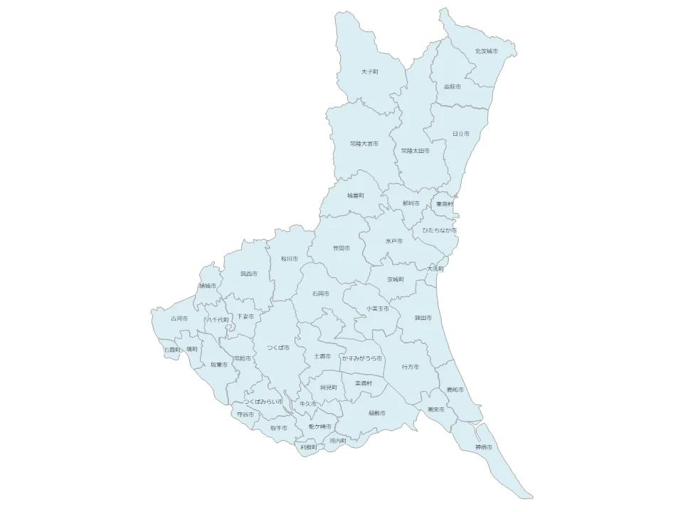 出張対応エリア(茨城)